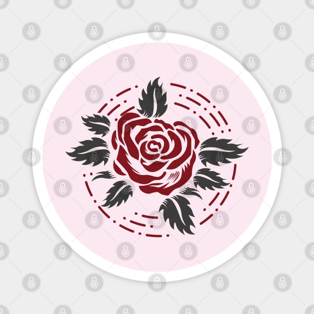 La vie en Rose Magnet by darkbattle